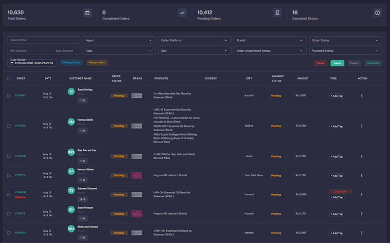InMind Dashboard Mockup